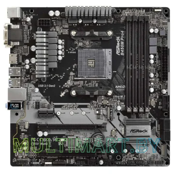 Материнская плата ASRock B450M Pro4